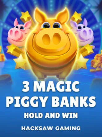 3 Magic Piggy Banks Hold and Win