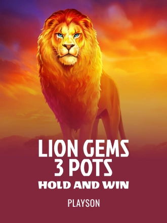 Lion Gems 3 Pots: Hold and Win
