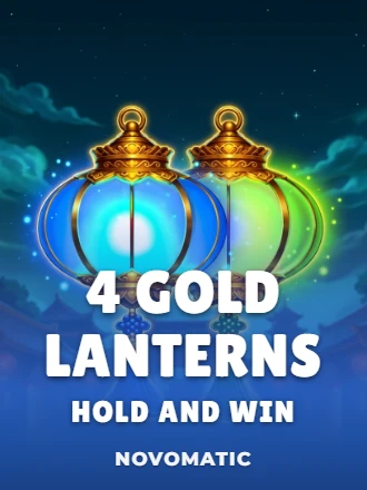 4 Gold Lanterns Hold and Win